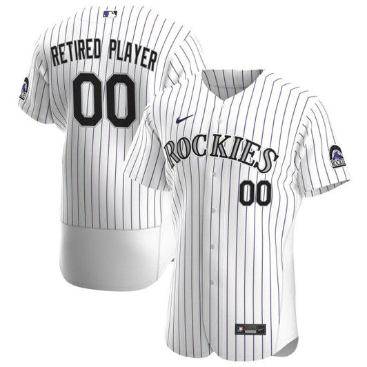 MenS Colorado Rockies White Home Pick-A-Player Retired Roster Baseball Jersey Mlb Baseball Jersey1413