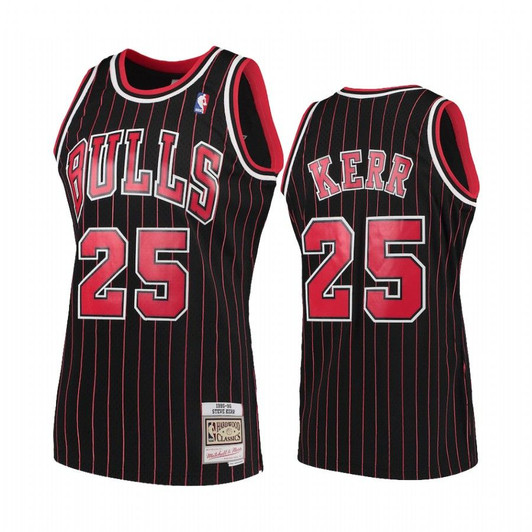 Chicago Bulls Steve Kerr Black Jersey