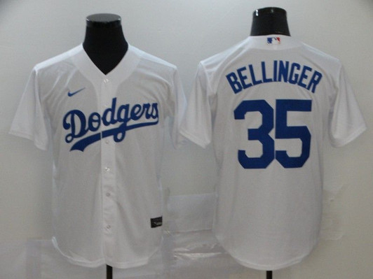 Los Angeles Dodgers Cody Bellinger #35 2020 Mlb White Jersey