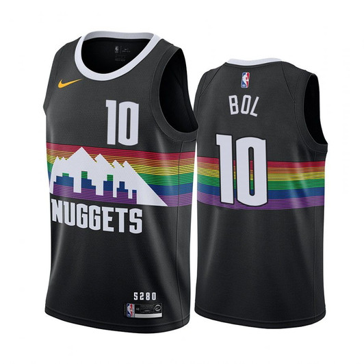 Bol Bol Denver Nuggets 2019-20 City Edition Black Jersey