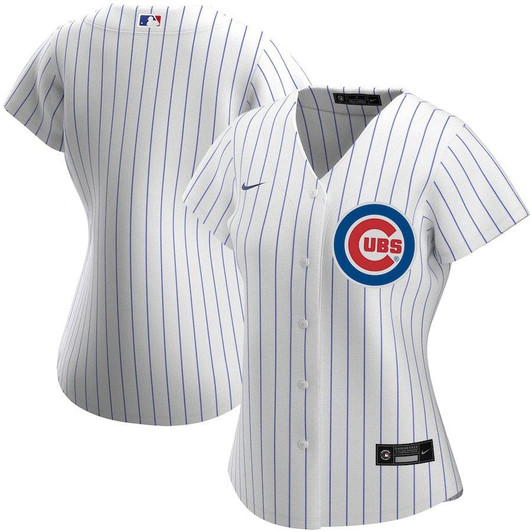 Womens Chicago Cubs Nike Replica Replica White Home Replica Team Jersey