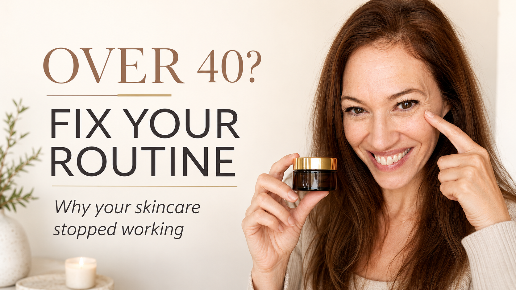 Why Your Over 40 Skincare Routine Isn’t Working Anymore (and How to Fix It)
