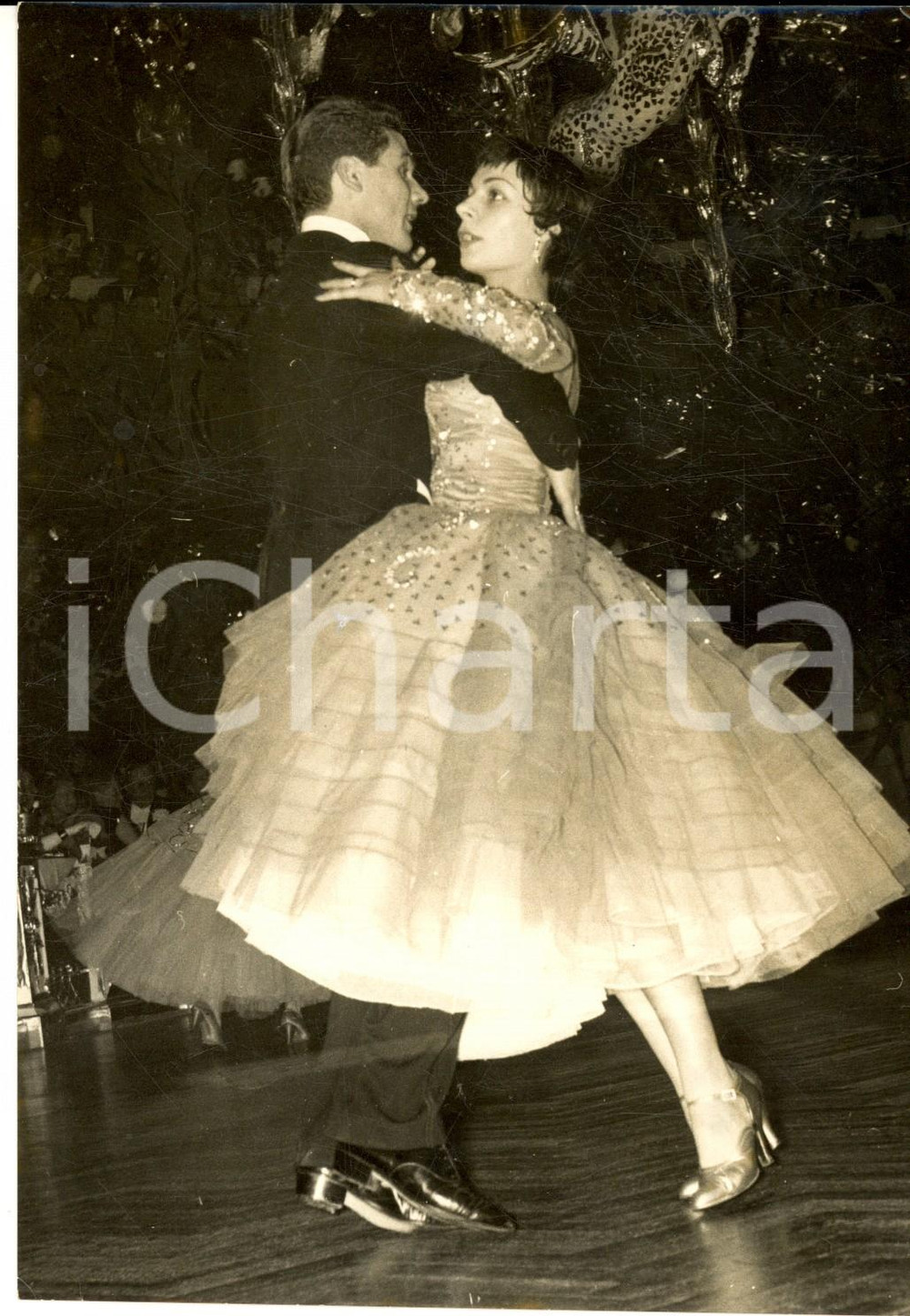 1957 MUNCHEN DANZA - Giuseppe SMANIOTTO e Wanda MARCATO in gara *Foto