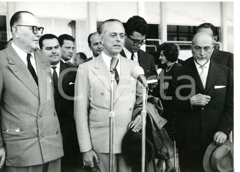 1960 ROMA Cino MACRELLI - Gaetano MARTINO - Giuseppe MEDICI *Foto 18x13 cm
