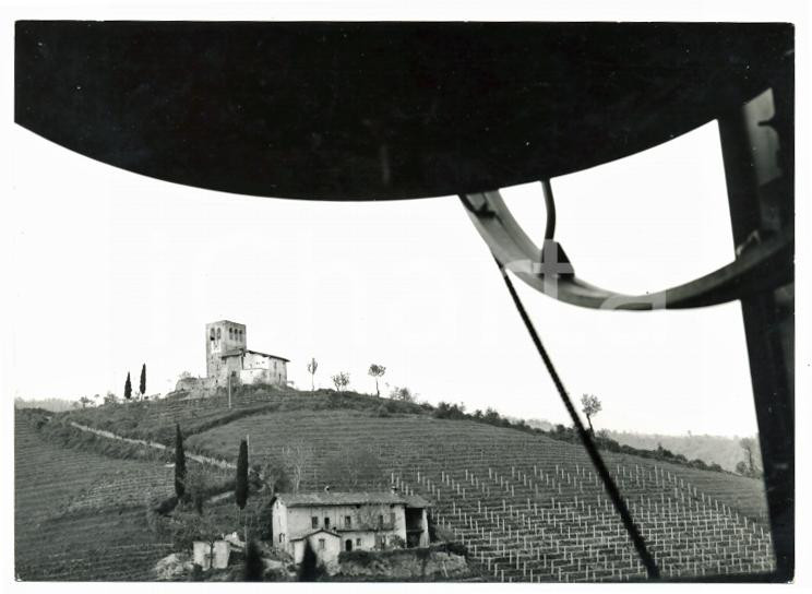 1955 ca SOTTO IL MONTE GIOVANNI XXIII Bastia di San Giovanni vista dal campanile