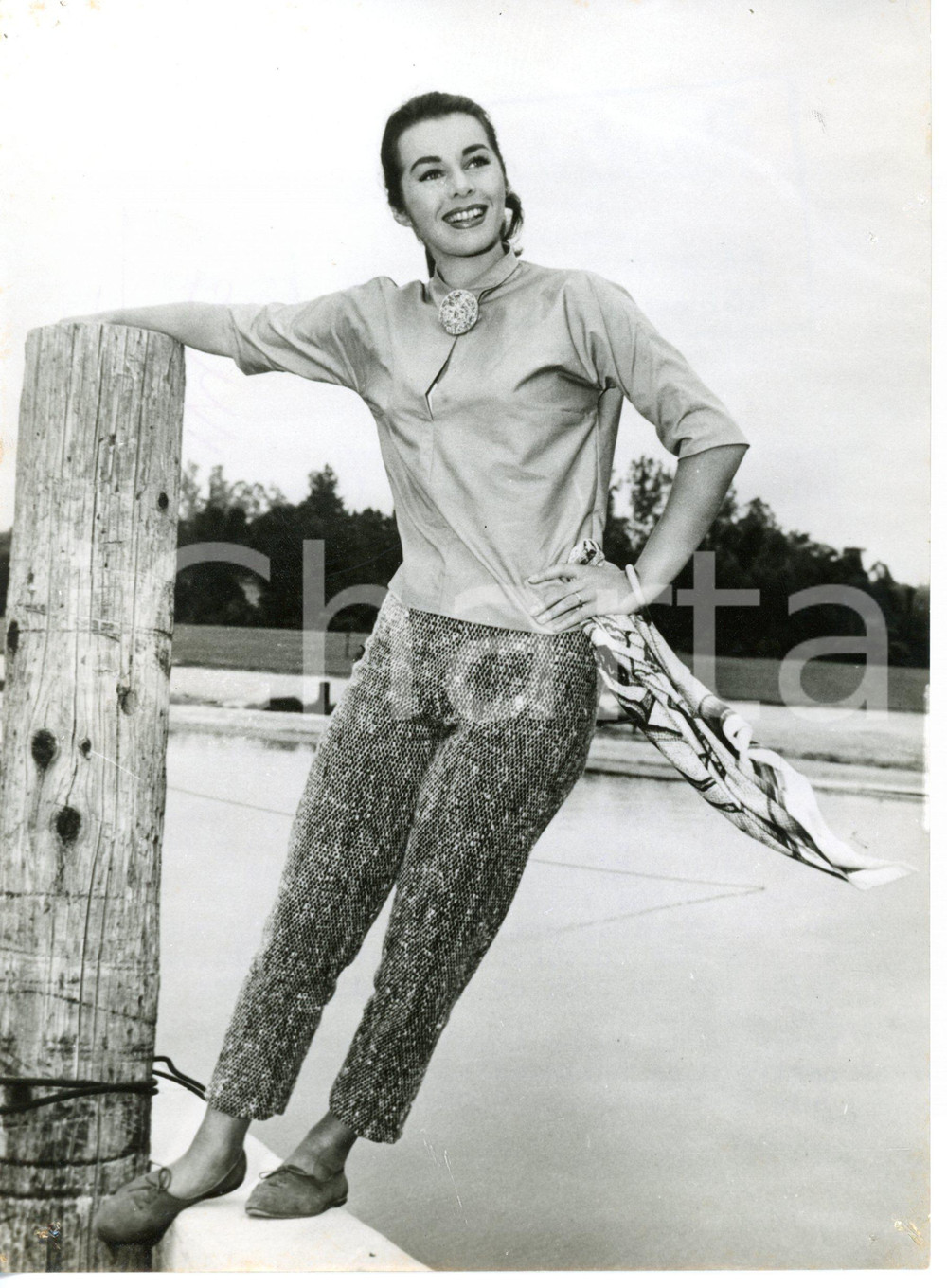 1957 MUNICH Actress Marianne COOK portrait *Photo 15x20 cm