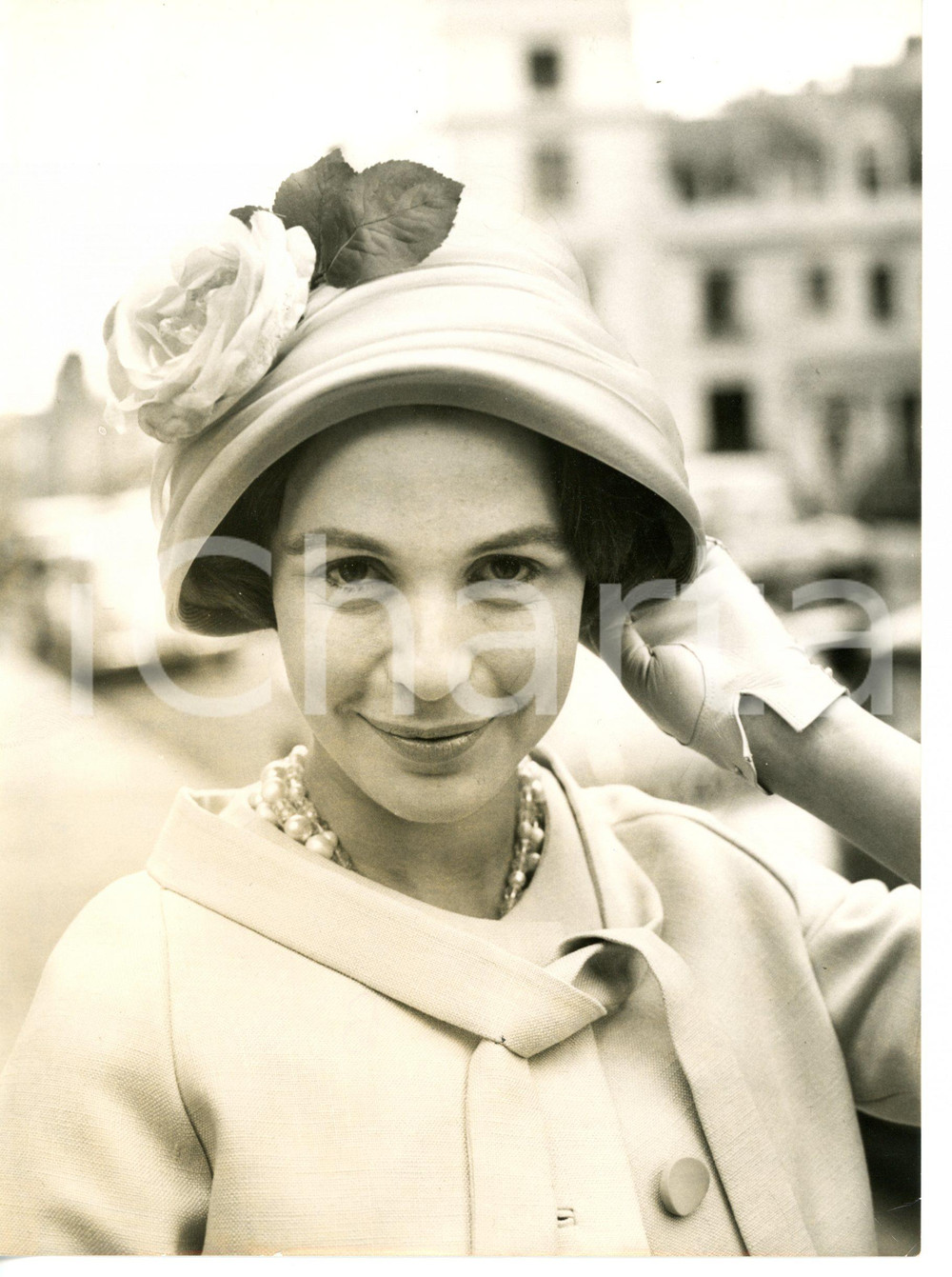 1958 LONDON St Columba's Church - Actress Claire BLOOM portrait *Photo 15x20 cm