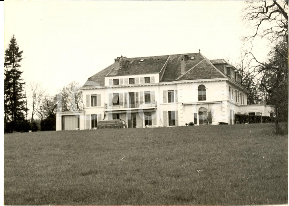 1954 Conferenza di GINEVRA - Villa Mont-Fleuri per Zhou ENLAI *Foto 18x13 cm