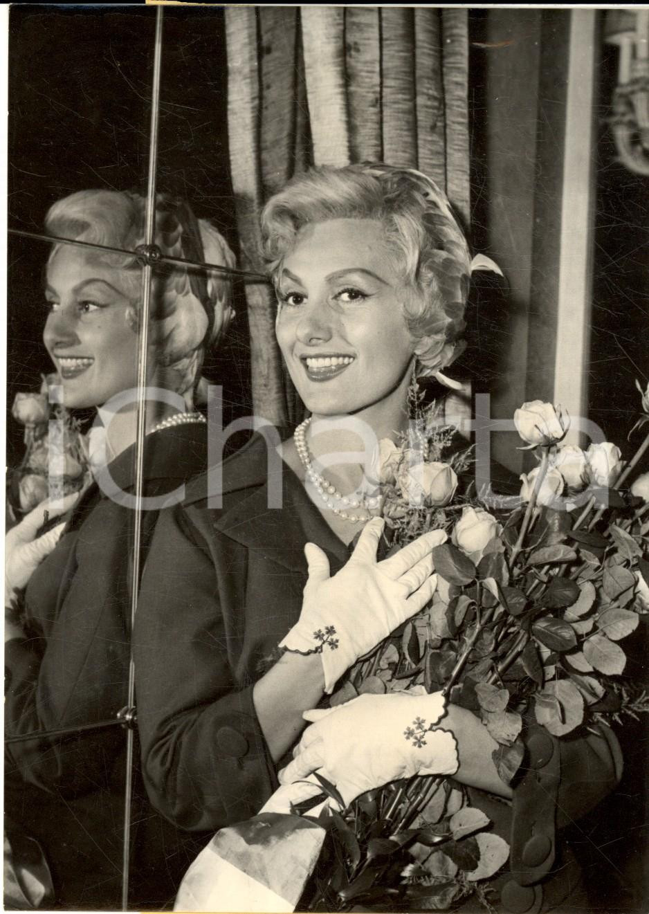1958 PARIS Gaby BRUYERE eletta "Parisienne 1958" *Fotografia 12x17 cm