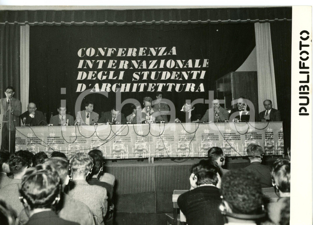 1954 ROMA Associazione Artistica - Conferenza studenti di Architettura *Foto