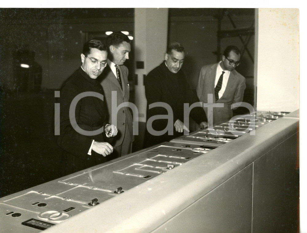 1957 ROMA Radio Vaticana - Padre Antonio STEFANIZZI con Francesco PELLEGRINO 