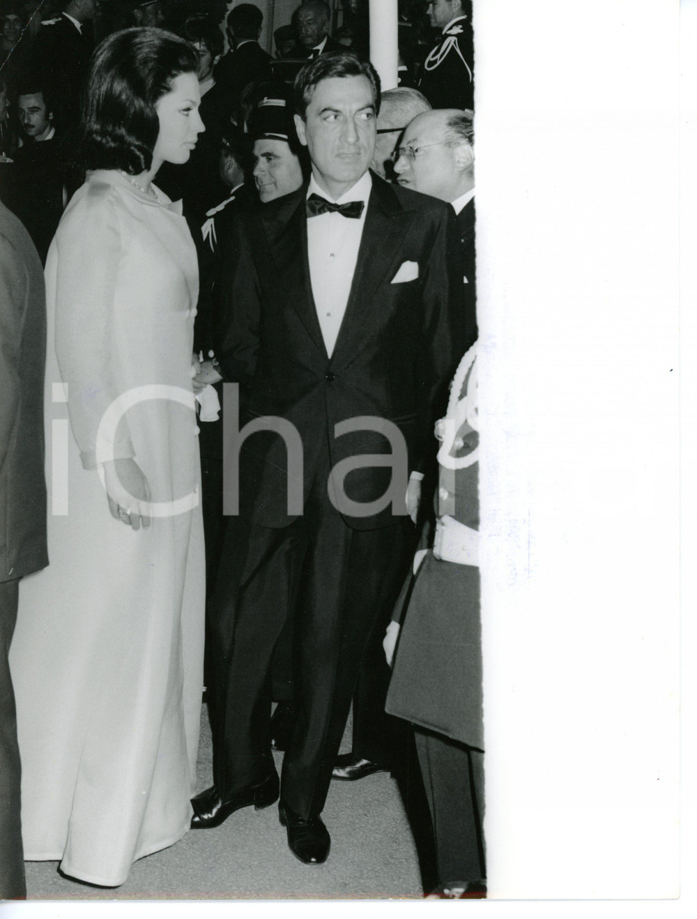 1967 CANNES Festival del Cinema - Ira VON FURSTENBERG con Paolo MARINOTTI *Foto