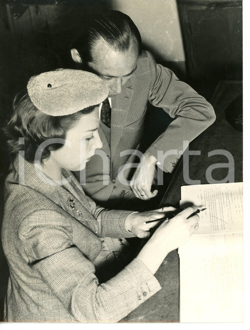 1953 (1960) ROMA Isa BARZIZZA con Carlo Alberto CHIESA nel giorno del matrimonio