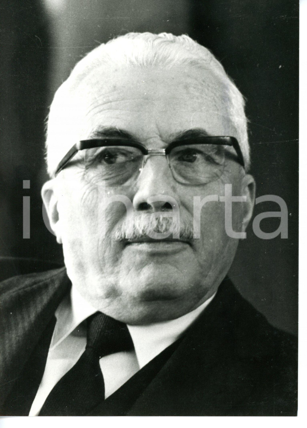 1970 MILANO - CONFINDUSTRIA Il presidente Renato LOMBARDI *Foto 13x18 cm