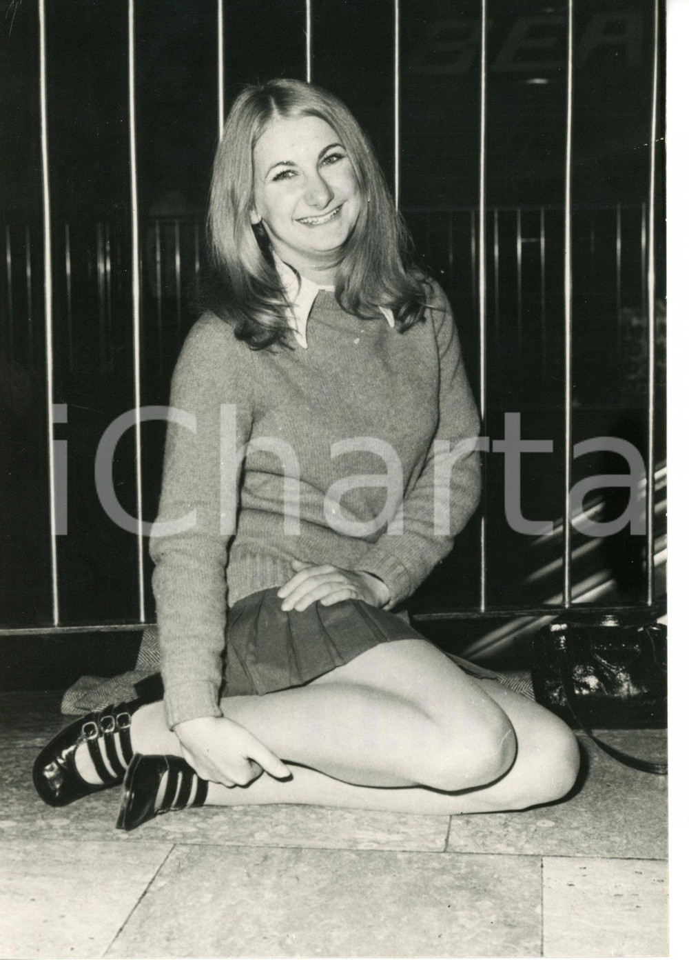 1970 LONDON Ritratto della ginnasta Yvonne MUGRIDGE *Foto 13x18 cm