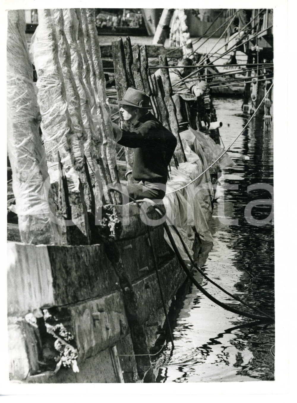 1961 STOCKHOLM Vascello svedese WASA ancorato al porto *Foto 15x20 cm