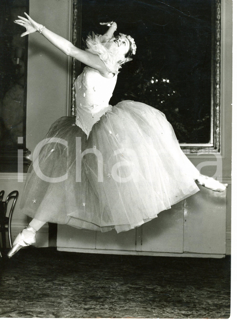 1959 LONDON Opera House - Jacqueline DARYL con costume firmato André LEVASSEUR