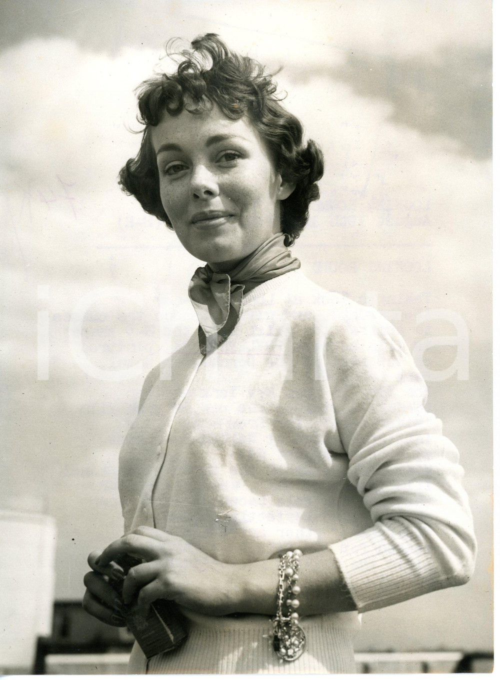 1953 LONDON The Dorchester - Ritratto dell'attrice Phyllis KIRK *Photo 15x20 cm