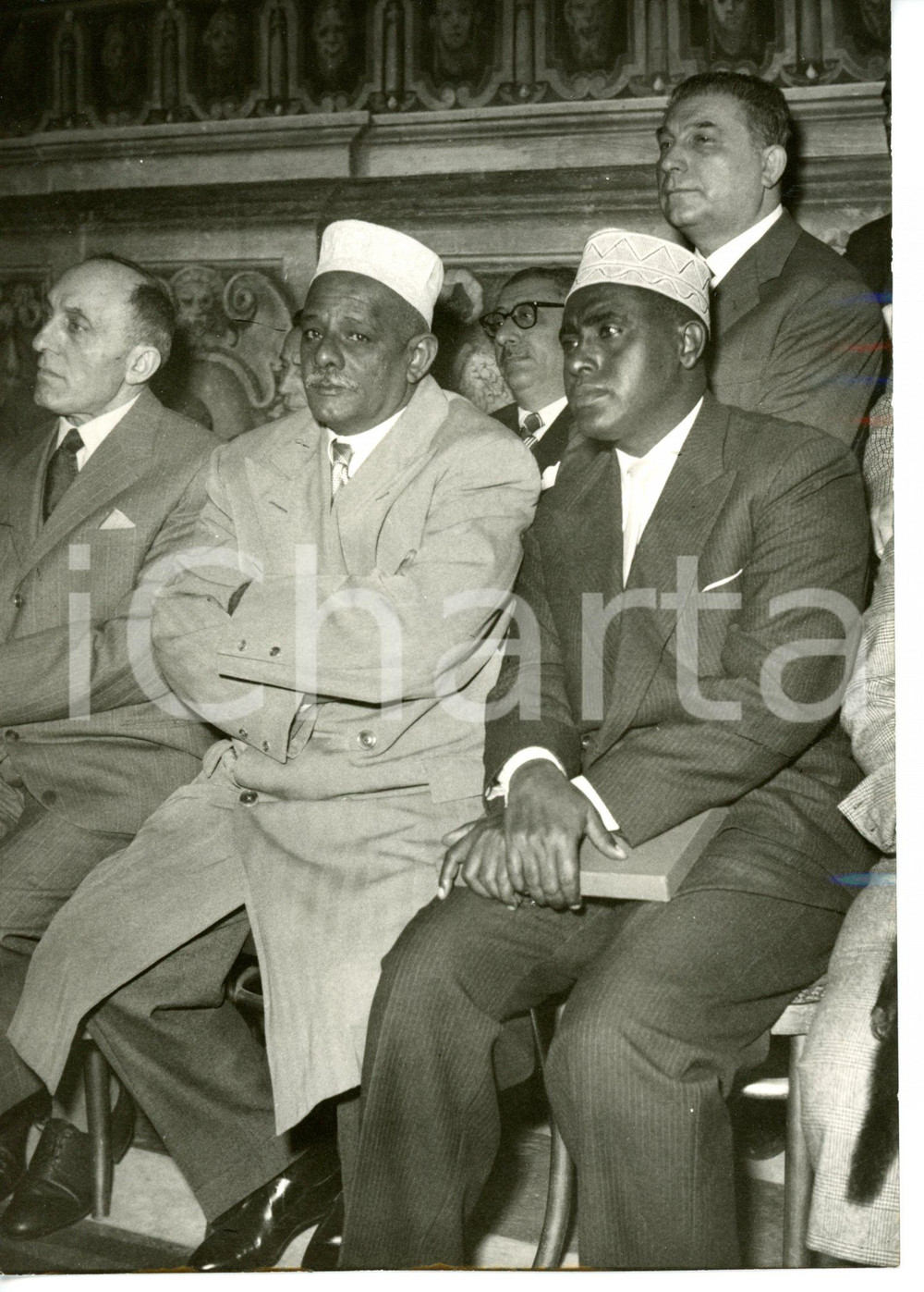 1958 ROMA Giamal ABDULLAHI sindaco di Mogadiscio *Fotografia 13x18 cm
