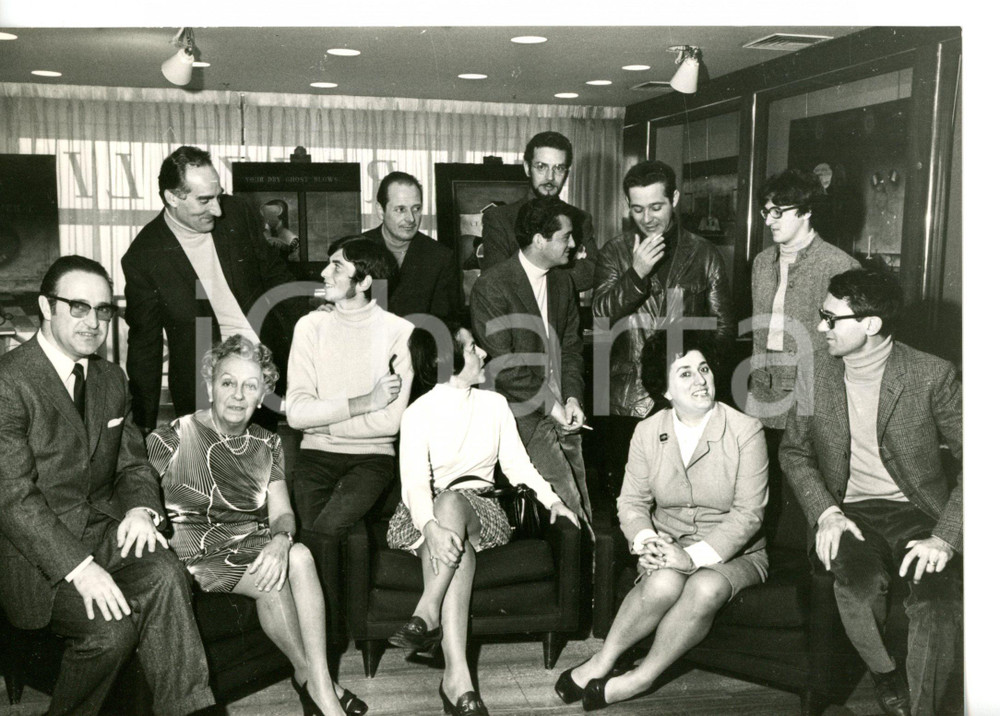1968 NEW YORK Rizzoli - Visita madrigalisti veneziani con Gabriele BELLINI *Foto