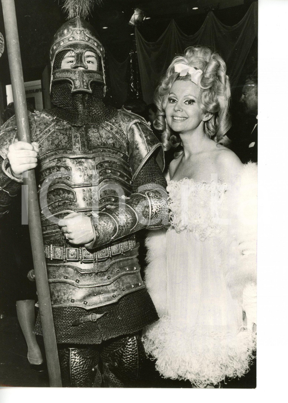 1967 NEW YORK Greta THYSSEN alla prima del film "Camelot" *Fotografia 12x18 cm