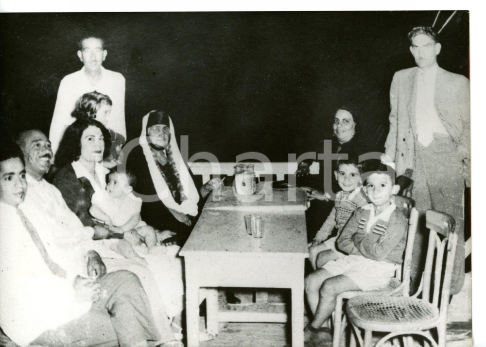 1959 IRAQ General Abd AL-KARIM QUASIM with his family *Photo 18x13 cm