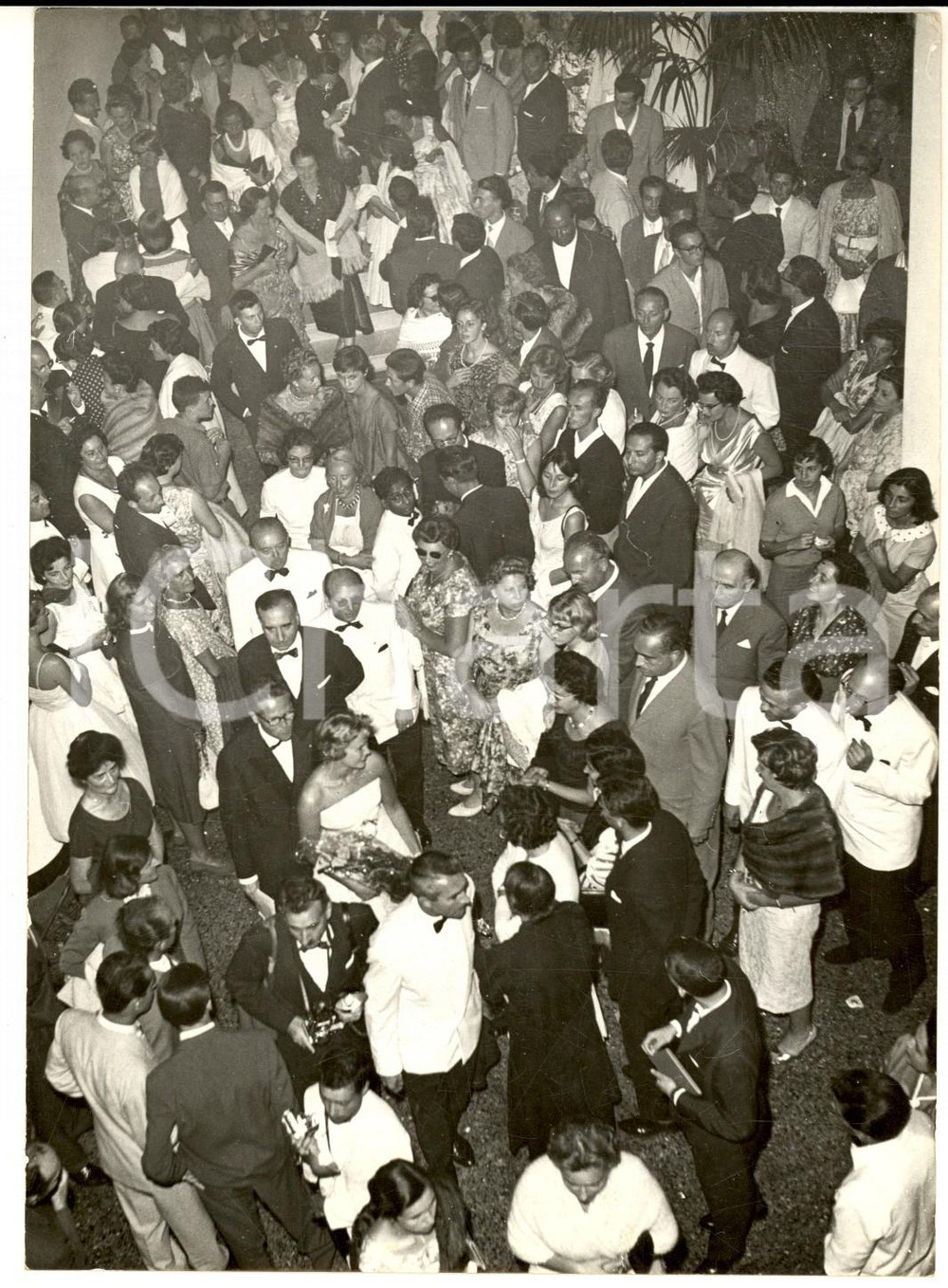 1958 VENEZIA Mostra del Cinema -Arrivo Lars-Eric KJELLGREN e Marianne BENGTSSON