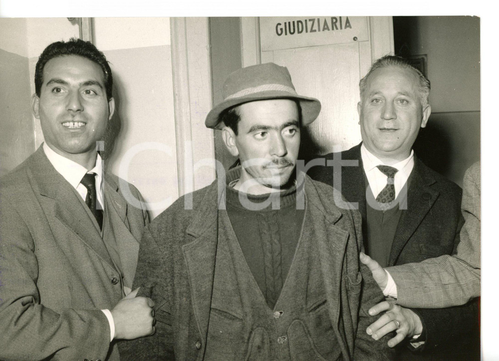 1960 MILANO - CRONACA NERA Arresto assassino di Giacomo SAVOLDELLI *Foto 18x13