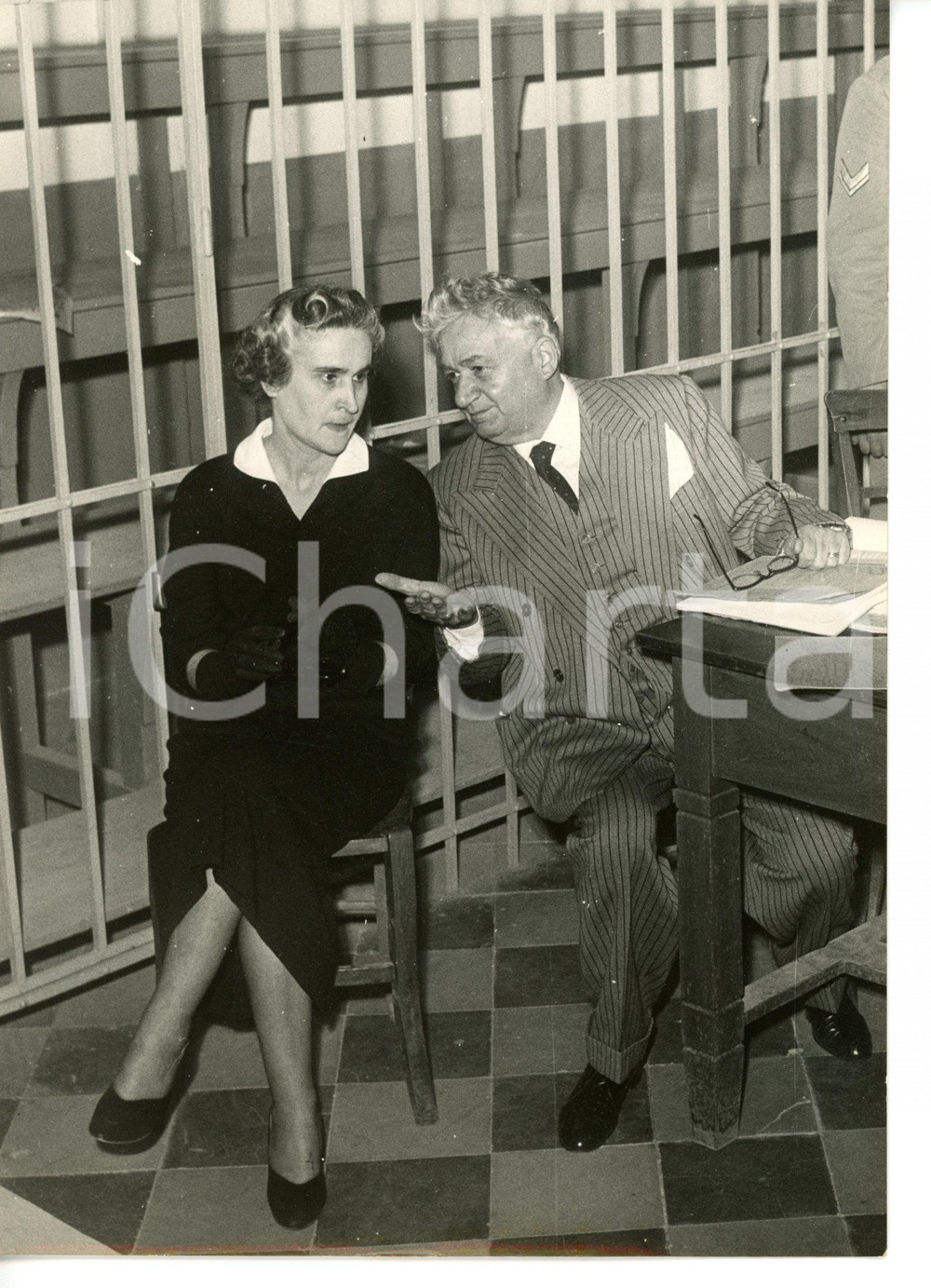1956 ENNA Caso della "Sposa assassina" - Assunta VASSALLO a processo *Foto 13x18