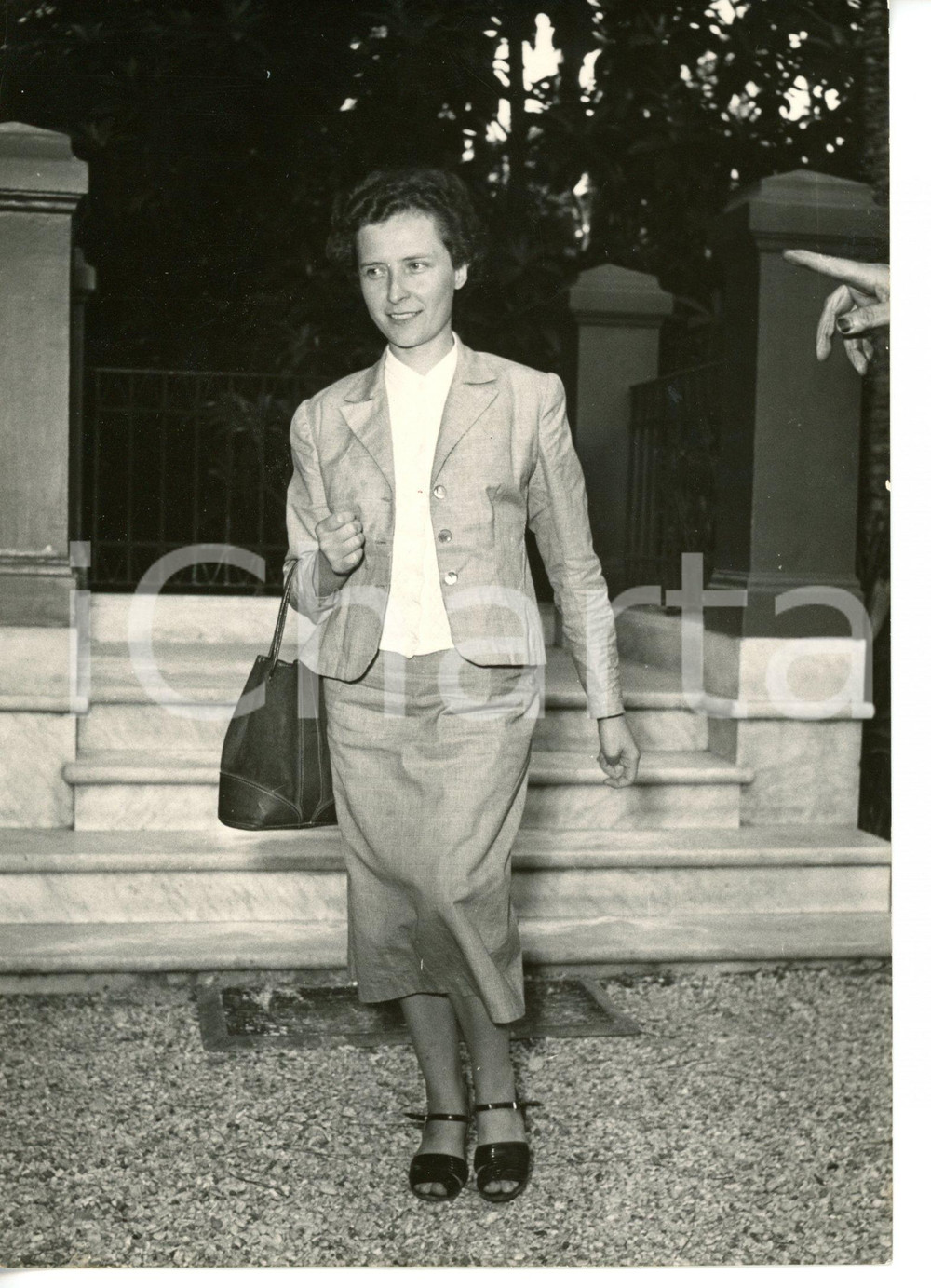 1953 ROMA - CRONACA NERA Ritratto di Jolanda BERGAMO *Fotografia 13x18 cm