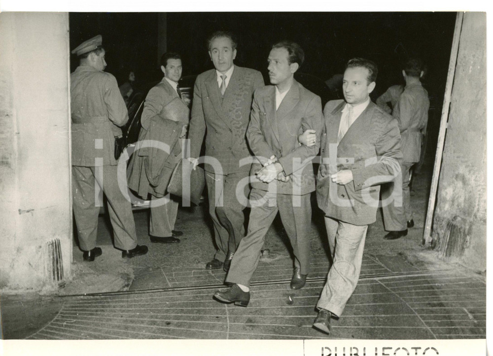 1954 GENOVA Furto Santuario di Savona - Uno degli arrestati *Foto 18x13 cm