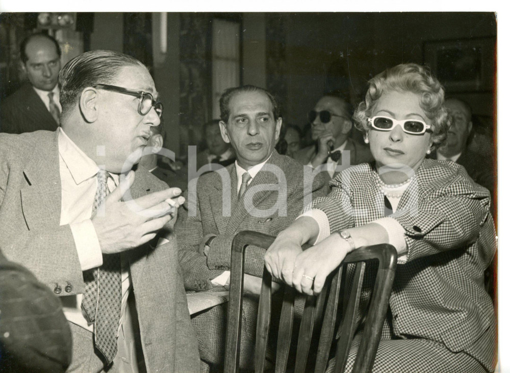 1957 SAINT VINCENT Convegno Drammaturgia - Diana TORRIERI in platea *Foto