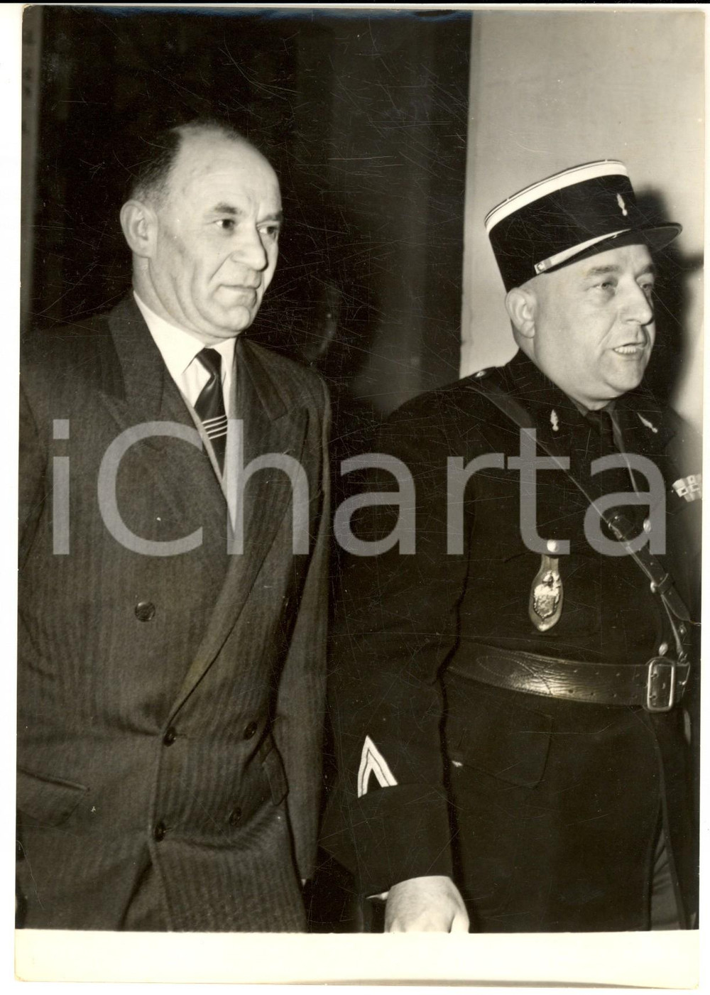 1958 AMIENS Robert AVRIL devant les assises accusé de meurtre *Photo 15x21 cm