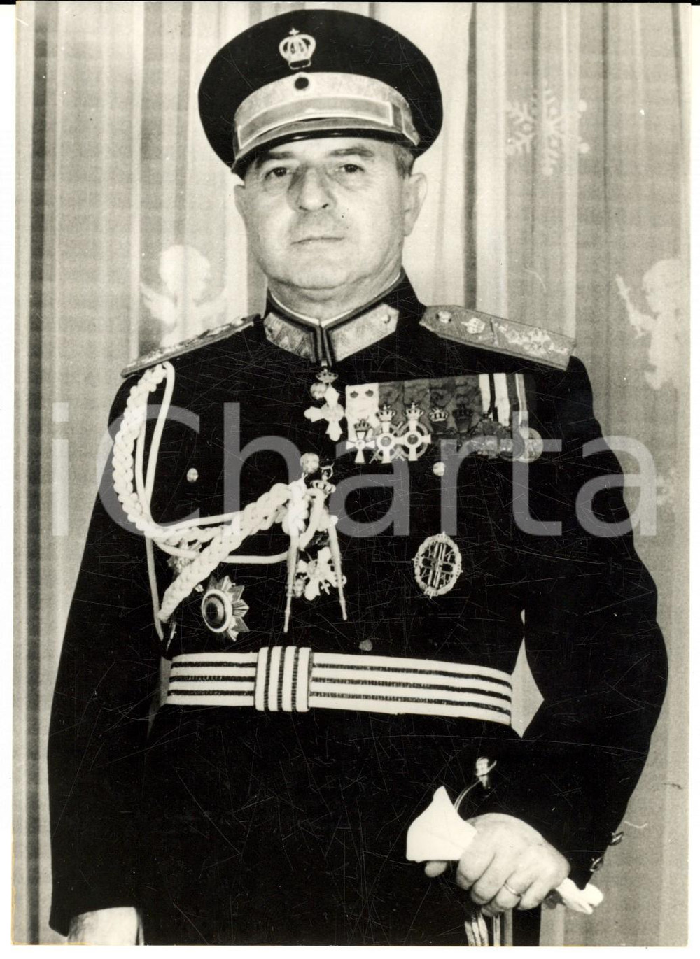 1968 ATENE Ritratto gen. Geōrgios ZOITAKIS reggente di Grecia *Foto 13x18 cm
