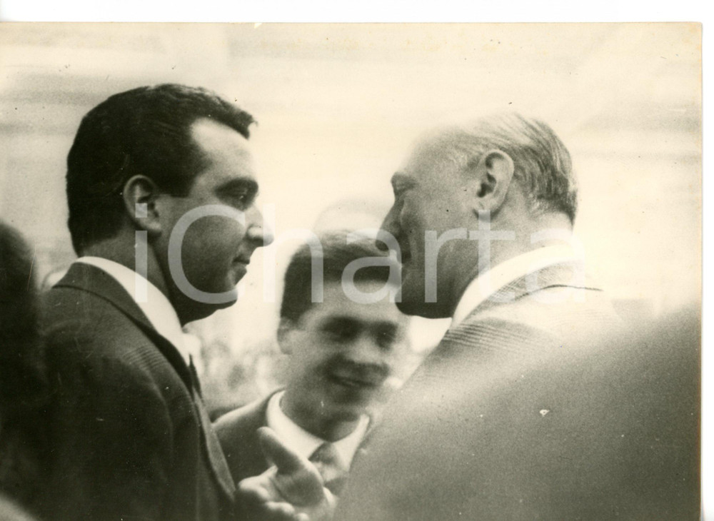1957 VENEZIA - CASO MONTESI Ugo MONTAGNA rilascia intervista *Foto 18x13 cm