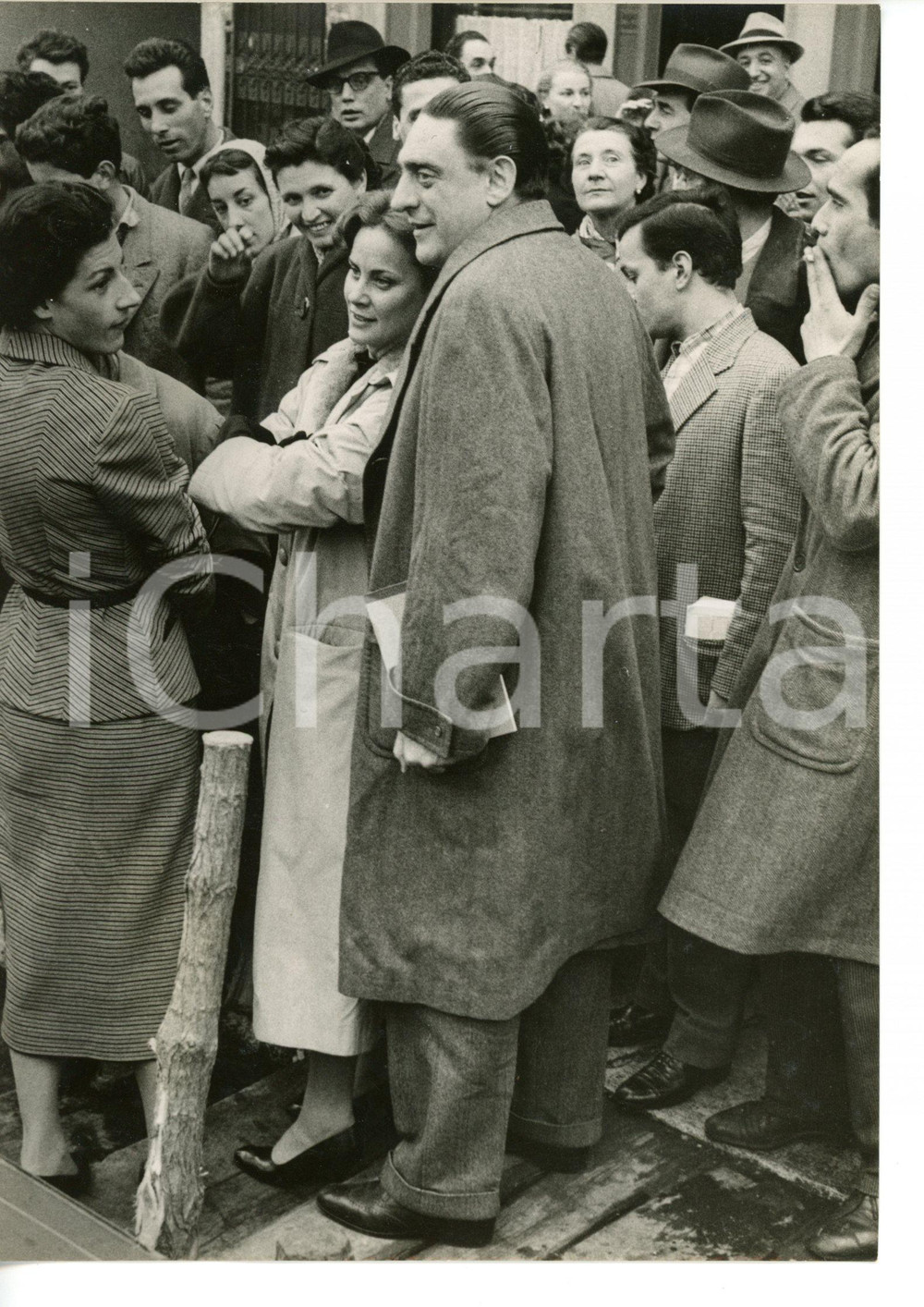 1957 VENEZIA - CASO MONTESI L'attrice Alida VALLI davanti al tribunale *Foto 