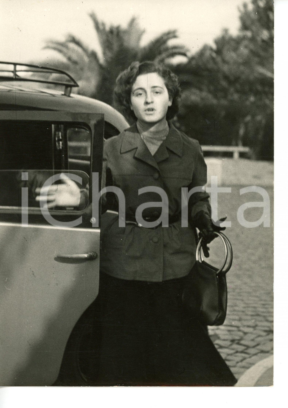 1954 ROMA - CASO MONTESI Adriana BISACCIA paparazzata dai giornalisti *Foto 