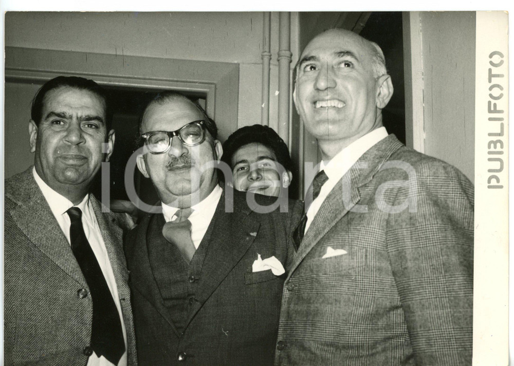 1954 ROMA - CASO MONTESI Ugo MONTAGNA dopo la scarcerazione *Foto 18x13 cm
