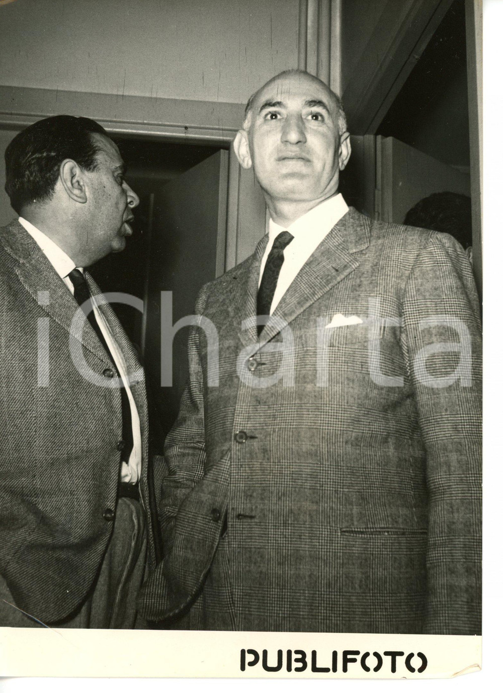 1954 ROMA - CASO MONTESI Marchese Ugo MONTAGNA dopo la scarcerazione *Foto 13x18