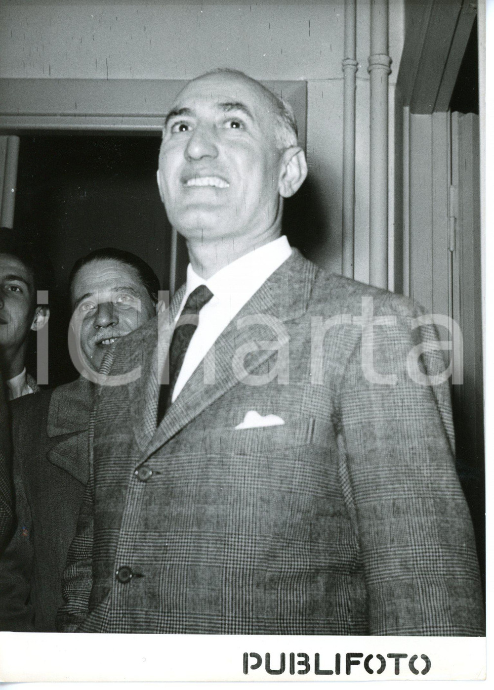1954 ROMA - CASO MONTESI Il marchese Ugo MONTAGNA dopo la scarcerazione *Foto