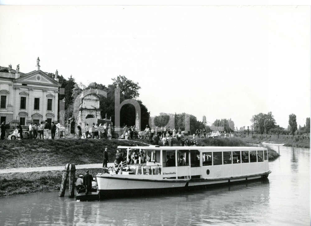 1955 ca VENEZIA Viaggio inaugurale del battello "IL BURCHIELLO" *Foto 13x18 cm