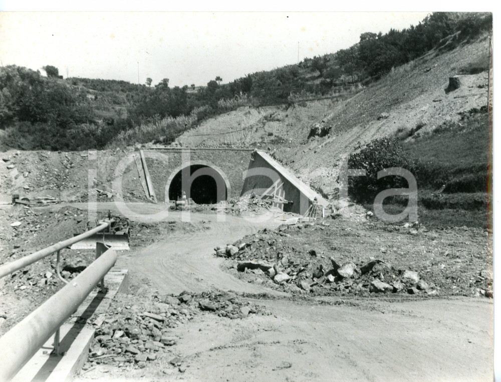 1955 ca GENOVA - BOLZANETO Cantiere di costruzione AUTOSTRADA DEI GIOVI *Foto