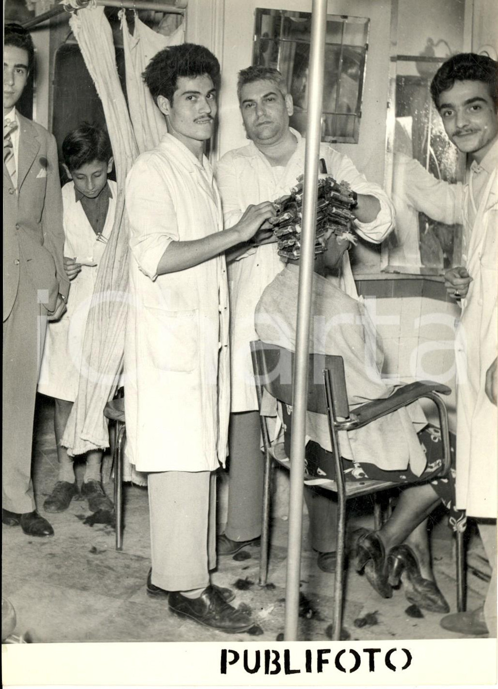 1953 VILLABATE Parrucchiere Giuseppe MILITELLO miracolato da Madonna di Siracusa