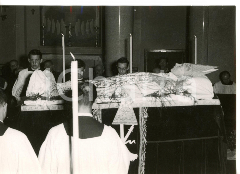 1954 SEMINARIO VENEGONO INFERIORE Salma Card. Alfredo Ildefonso SCHUSTER *Foto