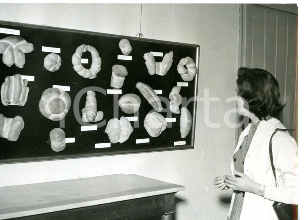 1953 TORINO Mostra del pane alla galleria "La Bussola" *Foto 18x13 cm