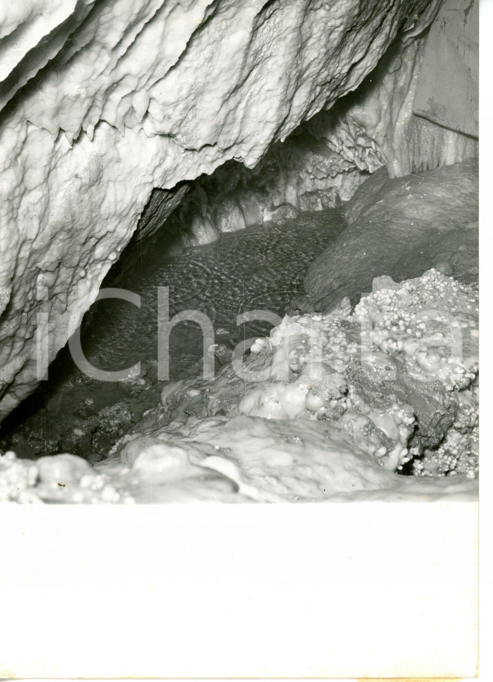 1955 ca PALERMO Duomo di Monreale - Scorcio grotta sotterranea *Foto 13x18 cm