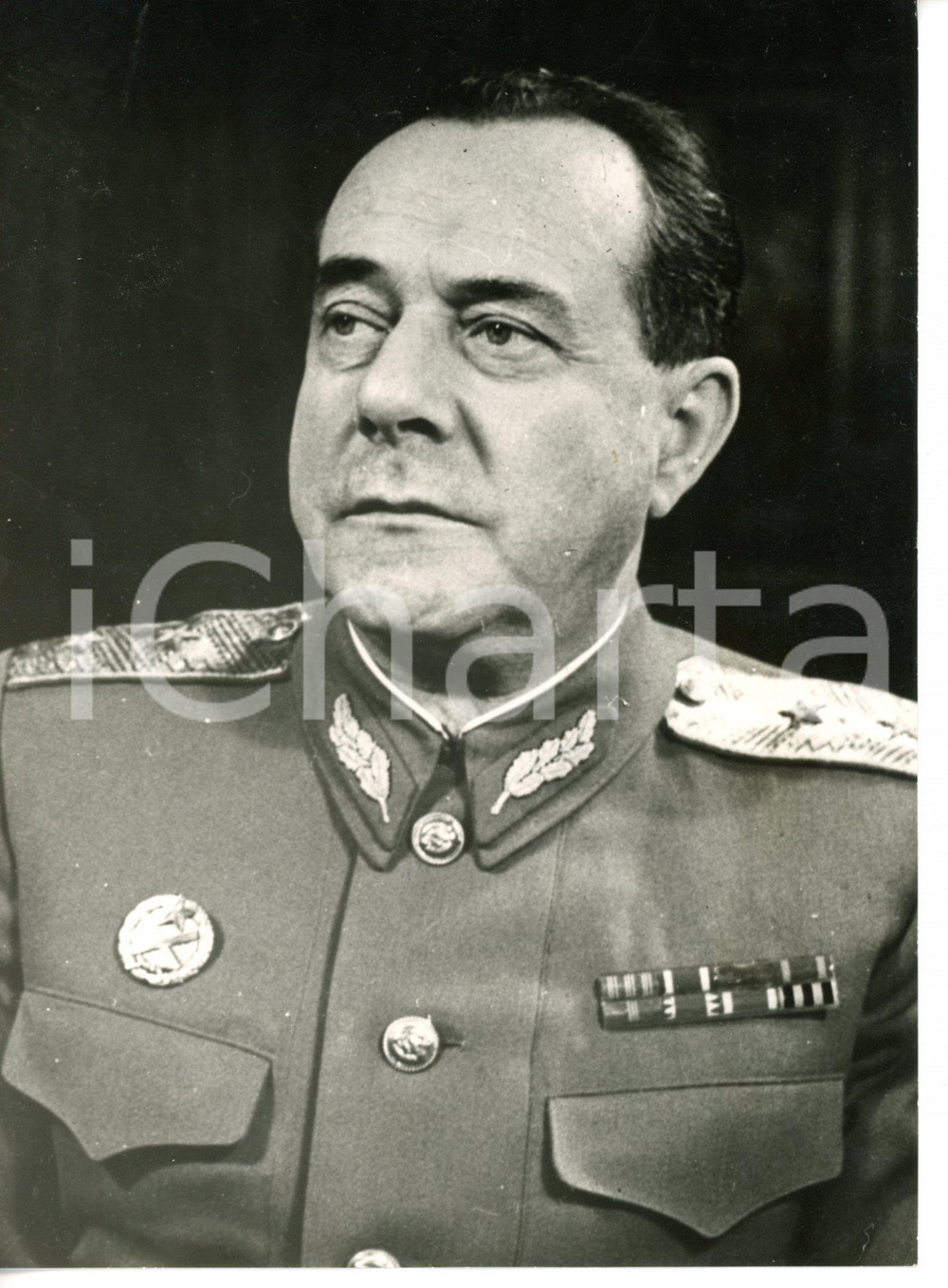 1957 BUDAPEST Governo KADAR - Ritratto del ministro della Difesa Géza REVESZ 
