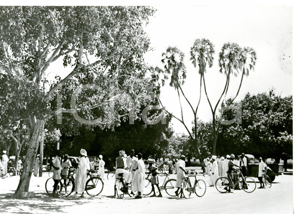 1954 SUDAN Scena di vita quotidiana in strada *Fotografia 18x13 cm