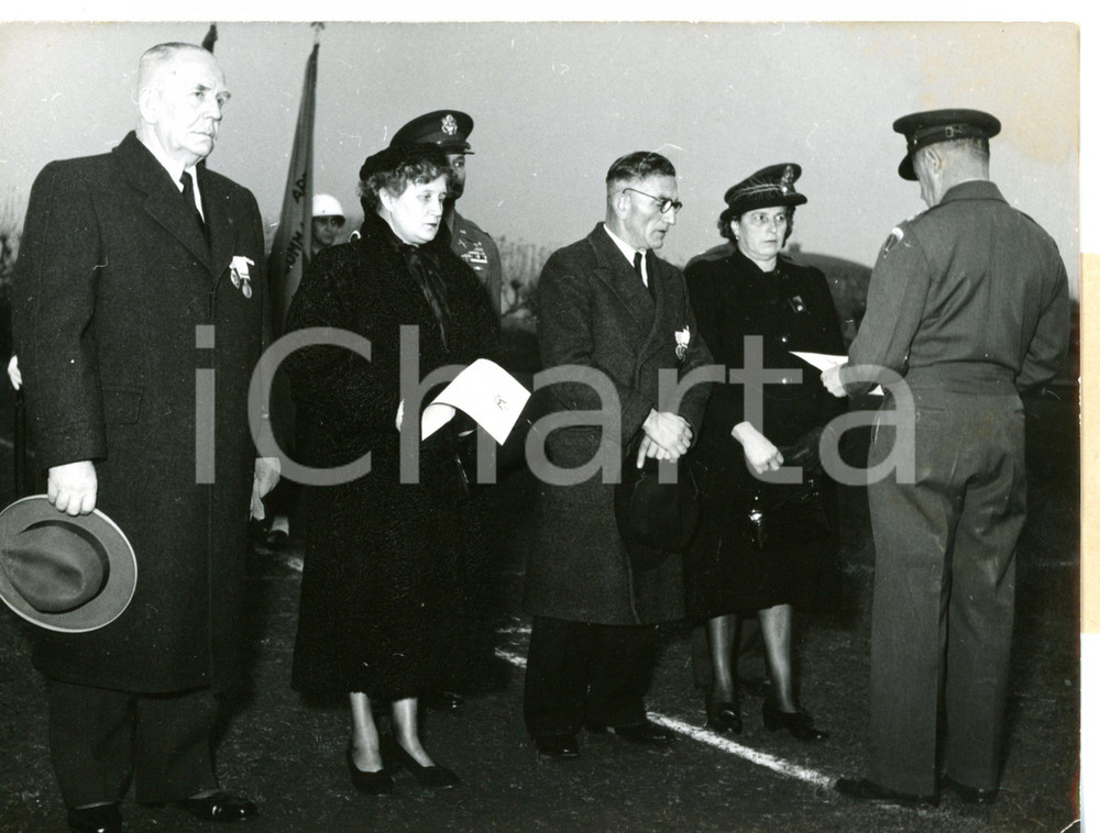 1953 USA Parents of Axel HIRSHBERGER and Rudolf ZICKEL died in KOREA *Foto 20x15