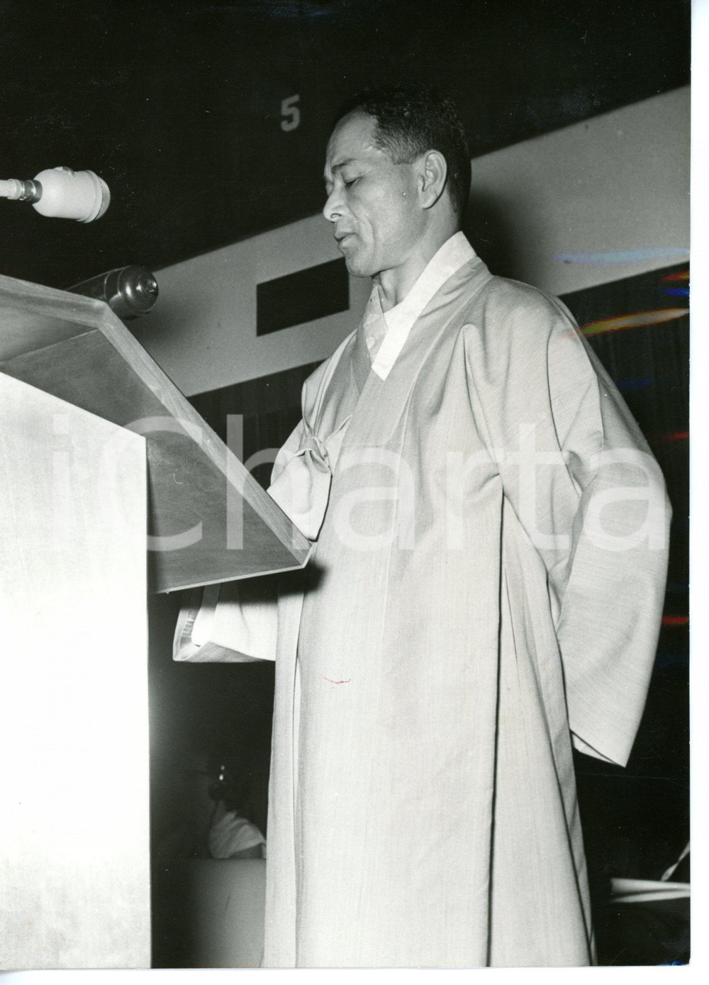 1953 ROMA Conferenza FAO - Discorso vice-ministro COREA Chung JAI-SUL *Foto 